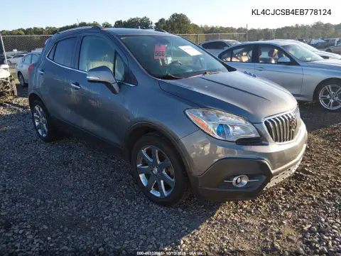KL4CJCSB4EB778124 — 2014 Buick Encore, Естественный износ, фото до ремонта