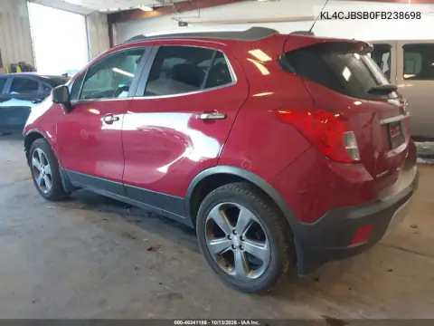 KL4CJBSB0FB238698 — 2015 Buick Encore, photo 4 from IAAI, Front end