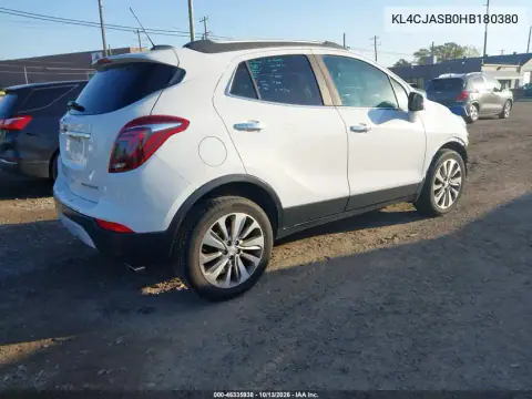 2017 Buick Encore Preferred VIN KL4CJASB0HB180380 фото 5