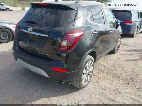 KL4CJASB0HB035629 — 2017 Buick Encore, photo 4 from IAAI, Repossessed
