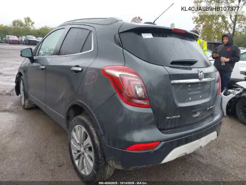 KL4CJASB9HB107377 — 2017 Buick Encore, foto 4 de IAAI, Delantera derecha
