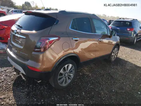 KL4CJASB2HB004981 — 2017 Buick Encore, photo 22 from IAAI, Front end
