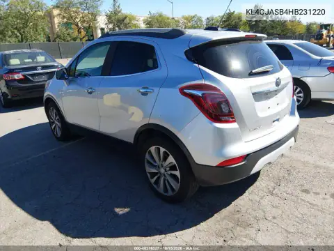 KL4CJASB4HB231220 — 2017 Buick Encore, фото 4 с аукциона IAAI, передняя часть справа