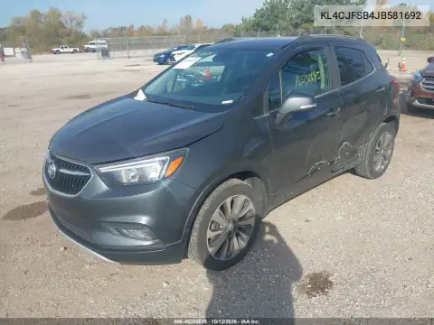 KL4CJFSB4JB581692 — 2018 Buick Encore, zdjęcie 3 z IAAI, Lewy bok