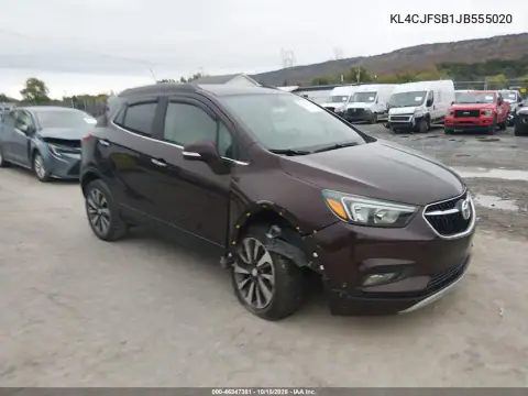 KL4CJFSB1JB555020 — 2018 Buick Encore, Right front, before-repair photos