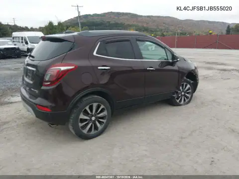 KL4CJFSB1JB555020 — 2018 Buick Encore, ფოტო 5, IAAI 28.10.2026, წინა მარჯვენა ნაწილი
