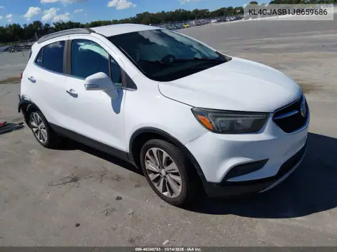 KL4CJASB1JB659686 — 2018 Buick Encore, მარცხენა მხარე, ფოტოები შეკეთებამდე