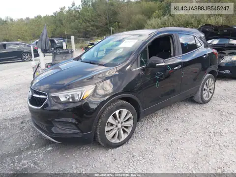 KL4CJASB8JB545247 — 2018 Buick Encore, photo 3 from IAAI, Rear end