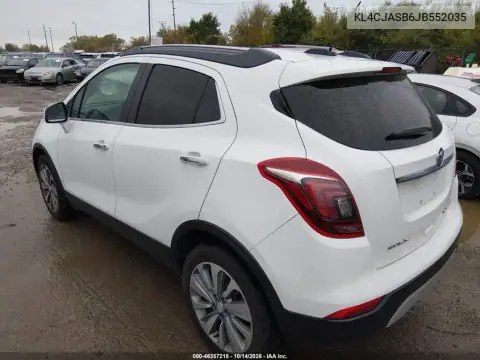 KL4CJASB6JB552035 — 2018 Buick Encore, foto 4 de IAAI, Parte delantera