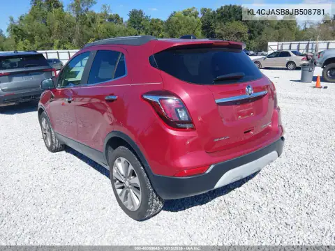 KL4CJASB8JB508781 — 2018 Buick Encore, Przód, zdjęć przed naprawą