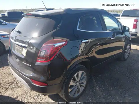 KL4CJASB2KB786366 — 2019 Buick Encore, фото 5 з IAAI, Передня частина справа