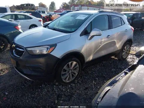 KL4CJESB7KB799945 — 2019 Buick Encore, photo 3 from IAAI, Front end
