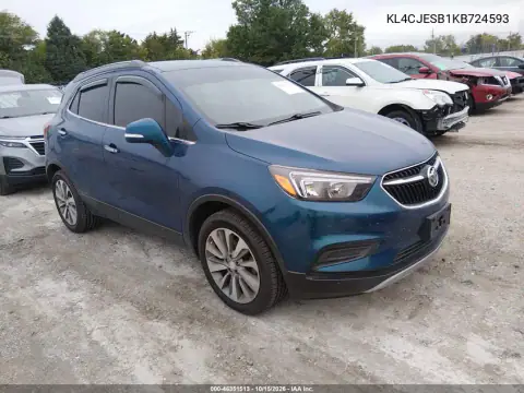 KL4CJESB1KB724593 — 2019 Buick Encore, Normalne zużycie, zdjęć przed naprawą