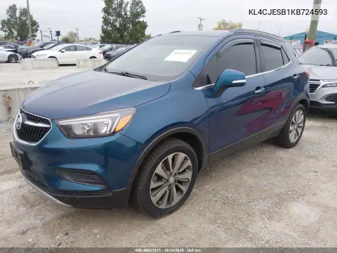 KL4CJESB1KB724593 — 2019 Buick Encore, фото 3 з IAAI 03.11.2026, Звичайний знос