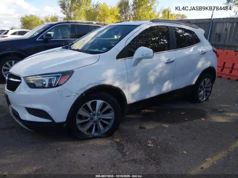 KL4CJASB9KB784484 — 2019 Buick Encore, photo 3 from IAAI, All-over damage