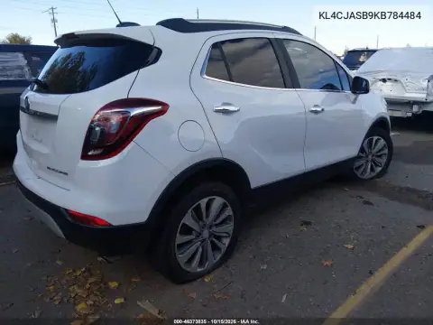 KL4CJASB9KB784484 — 2019 Buick Encore, photo 5 from IAAI, All-over damage