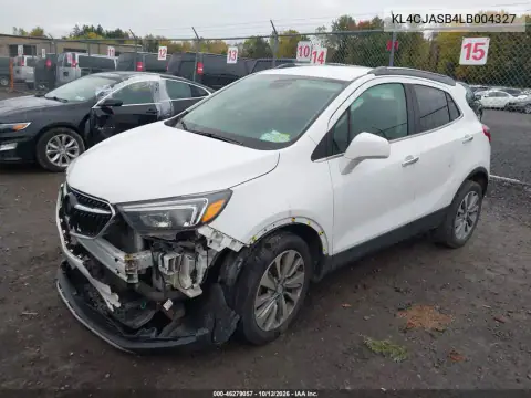 KL4CJASB4LB004327 — 2020 Buick Encore, photo 3 from IAAI, Front end