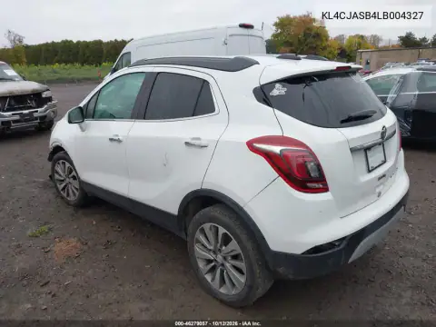 KL4CJASB4LB004327 — 2020 Buick Encore, photo 4 from IAAI, Front end