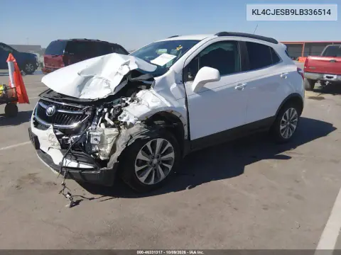 2020 Buick Encore Awd Preferred VIN KL4CJESB9LB336514 фото 2