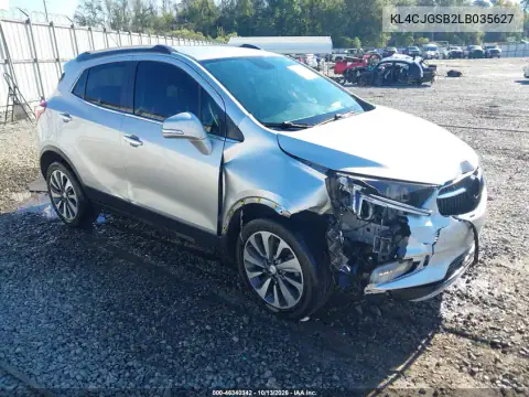 KL4CJGSB2LB035627 — 2020 Buick Encore, фото 2 с аукциона IAAI, Передняя часть