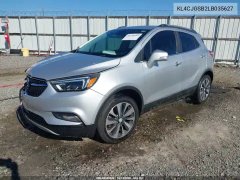 KL4CJGSB2LB035627 — 2020 Buick Encore, фото 3 с аукциона IAAI, Передняя часть