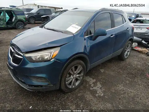 KL4CJASB4LB062504 — 2020 Buick Encore, ფოტო 3, IAAI, წინა ნაწილი