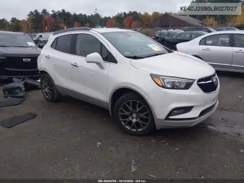 KL4CJ2SB0LB027027 — 2020 Buick Encore, უკანა ნაწილი, ფოტოები შეკეთებამდე
