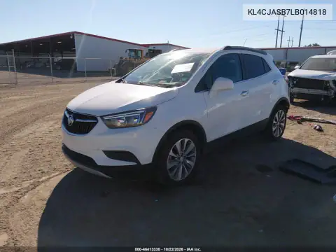 KL4CJASB7LB014818 — 2020 Buick Encore, photo 21 from IAAI, Rear end