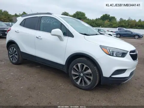 KL4CJESB1MB344141 — 2021 Buick Encore, фото 2 с аукциона IAAI, Задняя часть слева