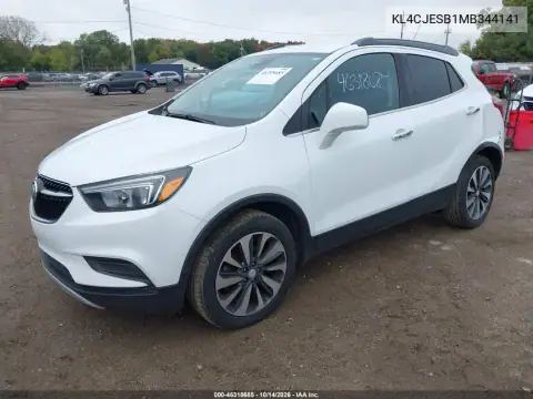 KL4CJESB1MB344141 — 2021 Buick Encore, фото 3 с аукциона IAAI, Задняя часть слева