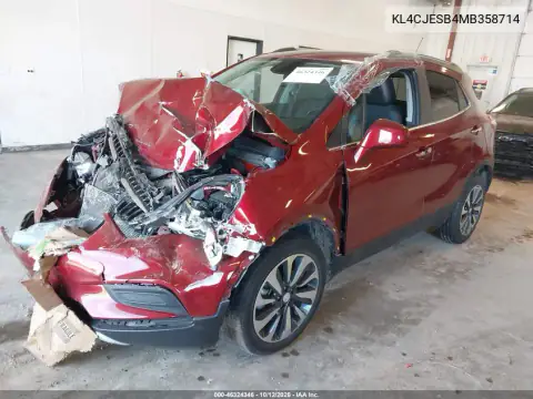 KL4CJESB4MB358714 — 2021 Buick Encore, photo 2 from IAAI, Front end