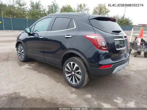 KL4CJESB5MB352274 — 2021 Buick Encore, photo 4 from IAAI, Right front