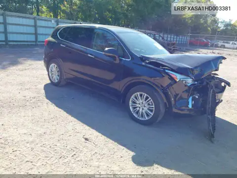 LRBFXASA1HD003381 — 2017 Buick Envision, Parte delantera, fotos antes de reparar