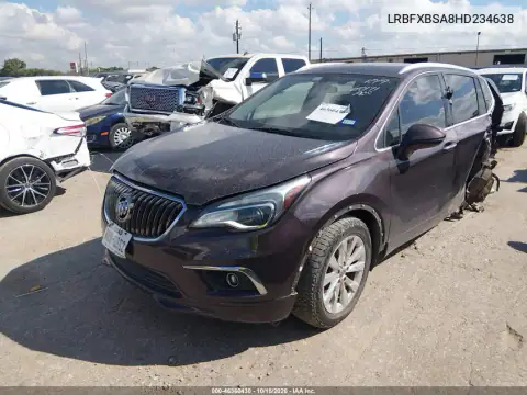 LRBFXBSA8HD234638 — 2017 Buick Envision, фото 2 с аукциона IAAI, задняя часть слева