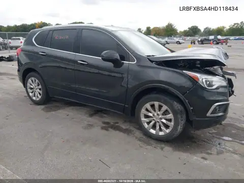 LRBFXBSA4HD118434 — 2017 Buick Envision, Parte delantera, fotos antes de reparar