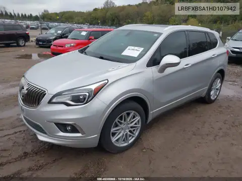 LRBFXBSA1HD107942 — 2017 Buick Envision, foto 3 de IAAI, Delantera derecha
