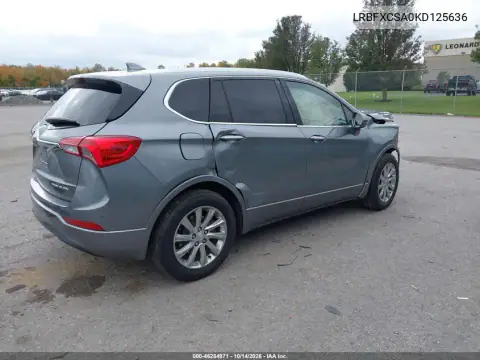 LRBFXCSA0KD125636 — 2019 Buick Envision, zdjęcie 4 z IAAI, Przód