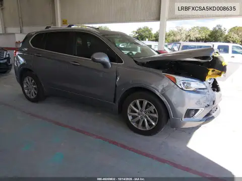 LRBFXCSA5KD008635 — 2019 Buick Envision, Przód, zdjęć przed naprawą