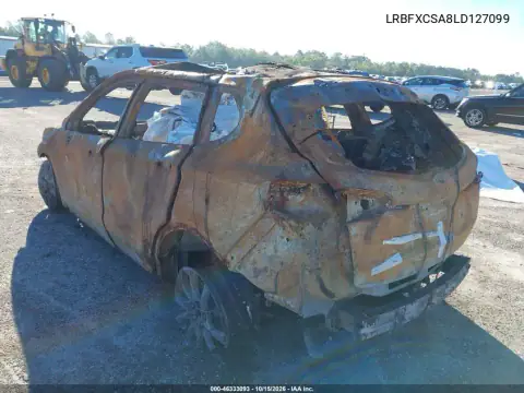 LRBFXCSA8LD127099 — 2020 Buick Envision, фото 3 з IAAI, Пожежа