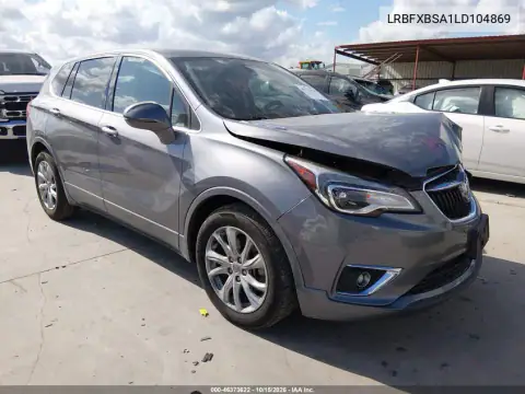 LRBFXBSA1LD104869 — 2020 Buick Envision, Parte delantera, fotos antes de reparar