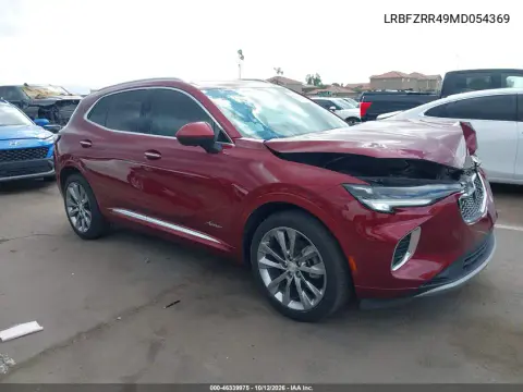 2021 Buick Envision Fwd Avenir VIN LRBFZRR49MD054369 фото 2