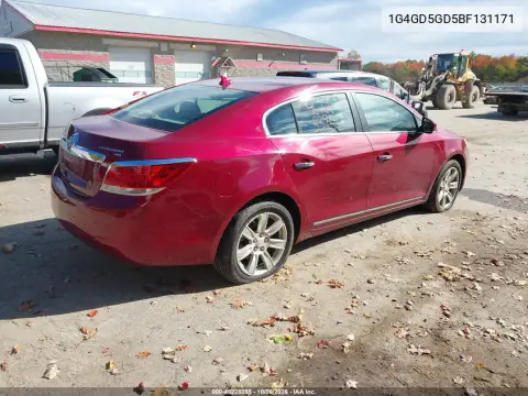 2011 Buick Lacrosse Cxl VIN 1G4GD5GD5BF131171 фото 5
