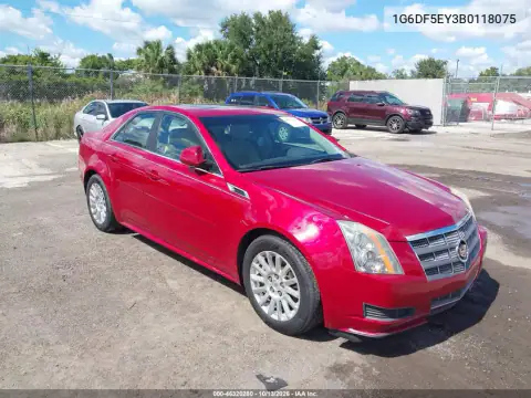 1G6DF5EY3B0118075 — 2011 Cadillac CTS, Левый бок, фото до ремонта