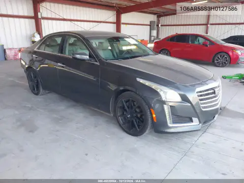 1G6AR5SS3H0127586 — 2017 Cadillac CTS, Задняя часть, фото до ремонта