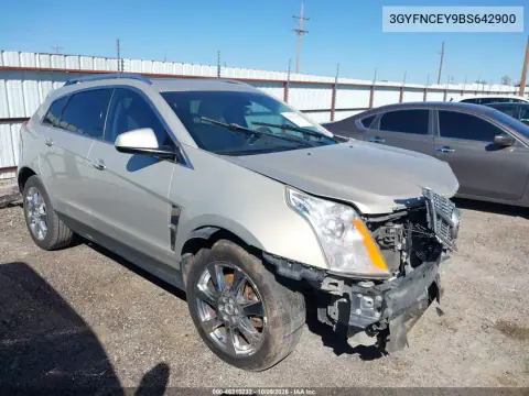 2011 Cadillac Srx Premium Collection VIN 3GYFNCEY9BS642900 фото 2