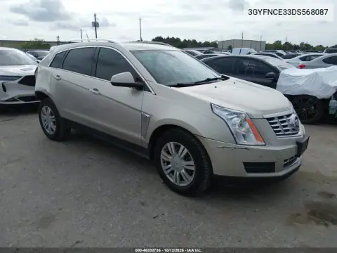 3GYFNCE33DS568087 — 2013 Cadillac SRX, ЗАДНЯЯ ЧАСТЬ, фото до ремонта