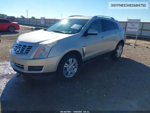 3GYFNEE34ES684752 — 2014 Cadillac SRX, фото 3 с аукциона IAAI 26.10.2026, Естественный износ