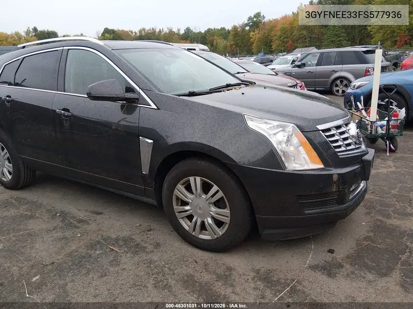3GYFNEE33FS577936 Cadillac SRX 2015 — повреждение Естественный износ, фото до ремонта