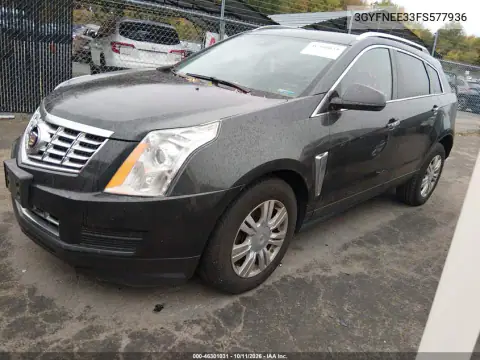 3GYFNEE33FS577936 — 2015 Cadillac SRX, фото 2 с аукциона IAAI 22.10.2026, Естественный износ