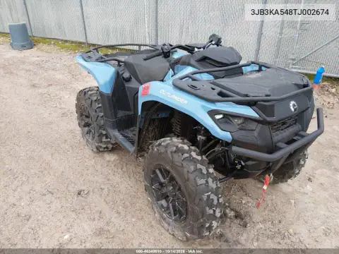 3JB3KA548TJ002674 — 2026 Can-Am/ Brp Outlander, Пошкодження рами, фото до ремонту